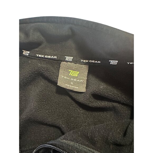 Tek Gear black zip jacket size XL - Picture 3 of 6